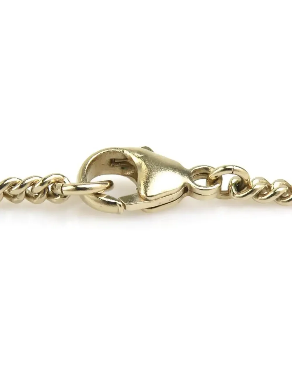 Auth Chanel Cc Logo Necklace Gold/Pink #338001C31B